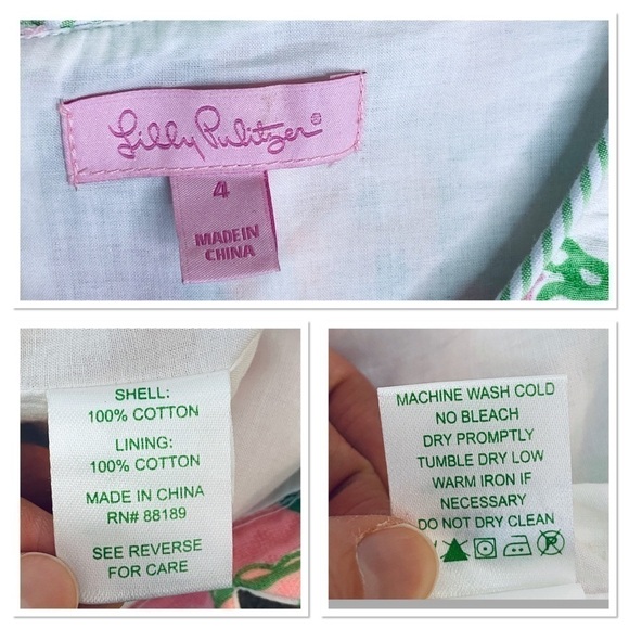 Lilly Pulitzer Nina Textured Cotton Dress pretty pink tootie - Picture 8 of 8